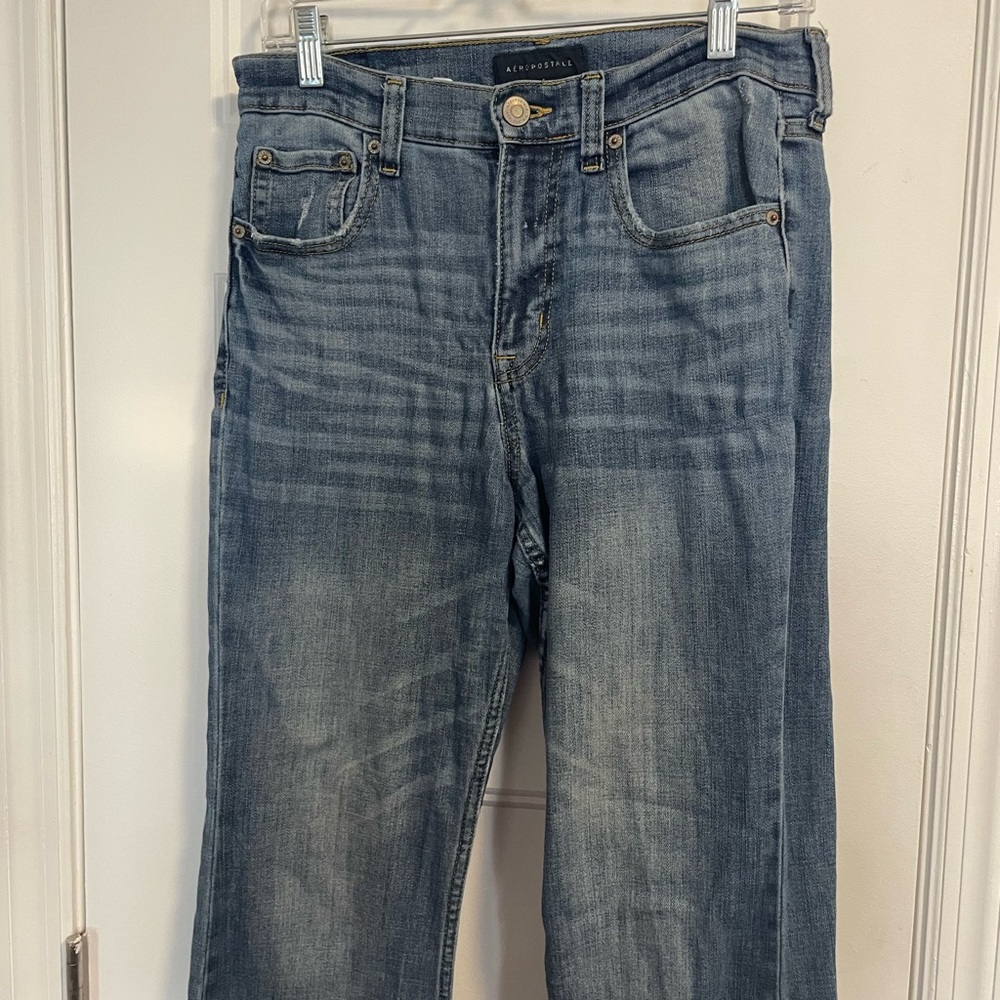Aeropostale mid rise flare jeans